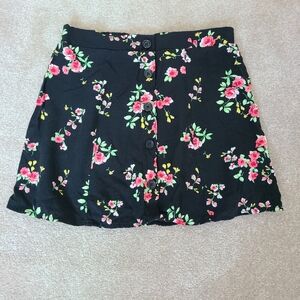 art class Floral Skirt